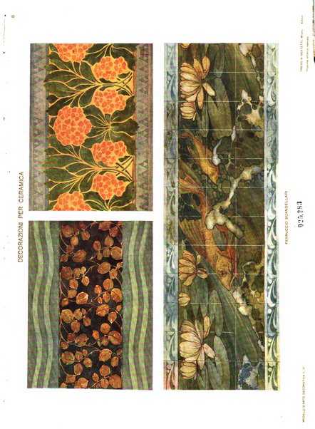 Modelli d'arte decorativa