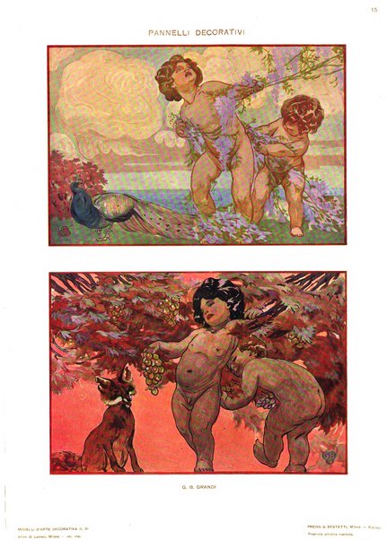 Modelli d'arte decorativa