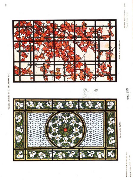 Modelli d'arte decorativa