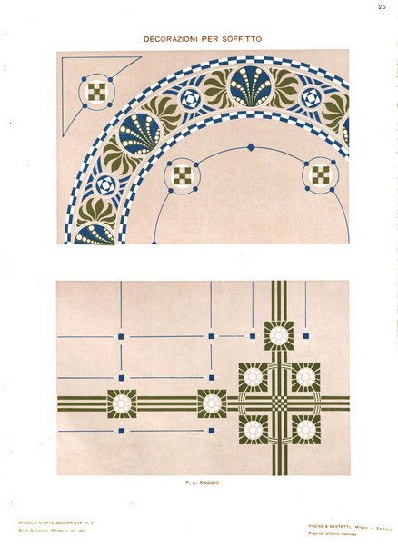 Modelli d'arte decorativa