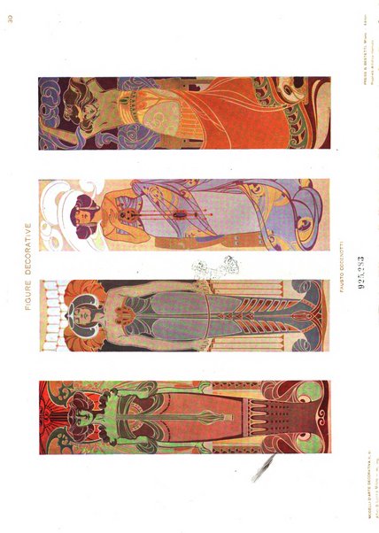 Modelli d'arte decorativa