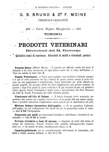 Il moderno zooiatro rassegna di medicina veterinaria e di zootecnia