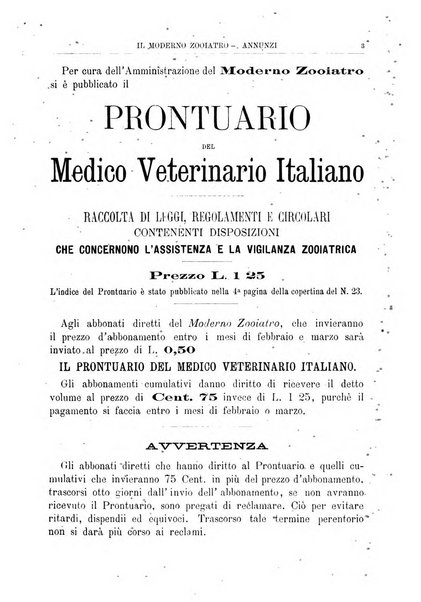 Il moderno zooiatro rassegna di medicina veterinaria e di zootecnia