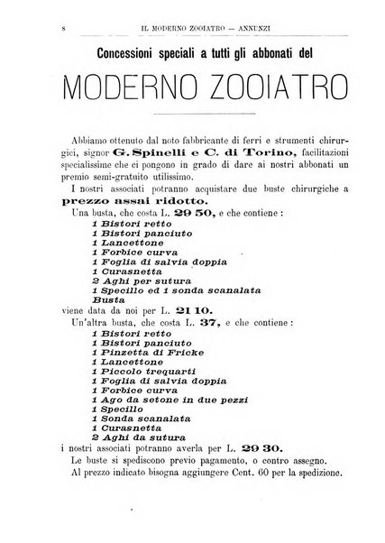 Il moderno zooiatro rassegna di medicina veterinaria e di zootecnia