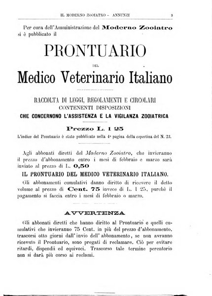 Il moderno zooiatro rassegna di medicina veterinaria e di zootecnia