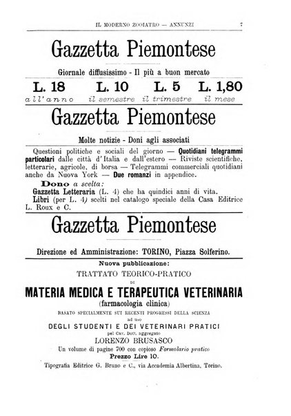 Il moderno zooiatro rassegna di medicina veterinaria e di zootecnia