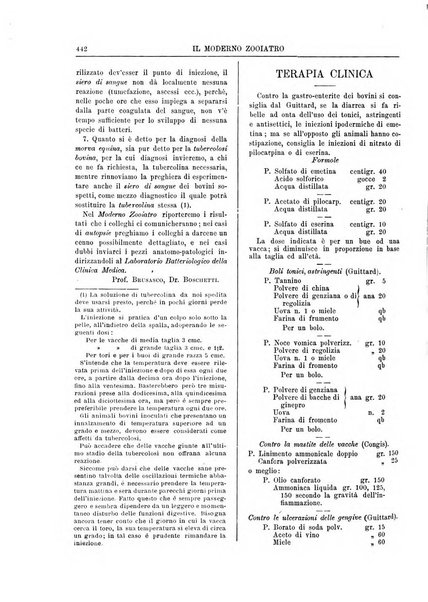 Il moderno zooiatro rassegna di medicina veterinaria e di zootecnia