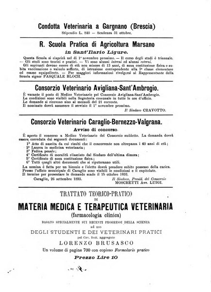 Il moderno zooiatro rassegna di medicina veterinaria e di zootecnia