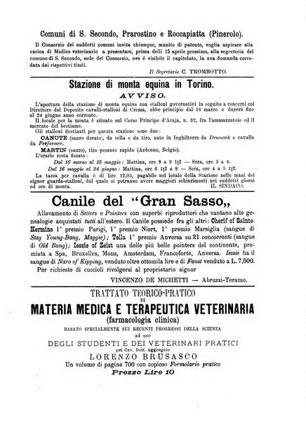 Il moderno zooiatro rassegna di medicina veterinaria e di zootecnia