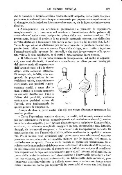 Le monde médical rivista internazionale di medicina e terapia