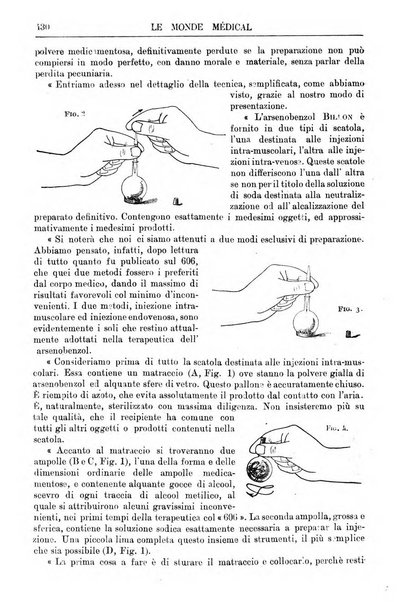 Le monde médical rivista internazionale di medicina e terapia