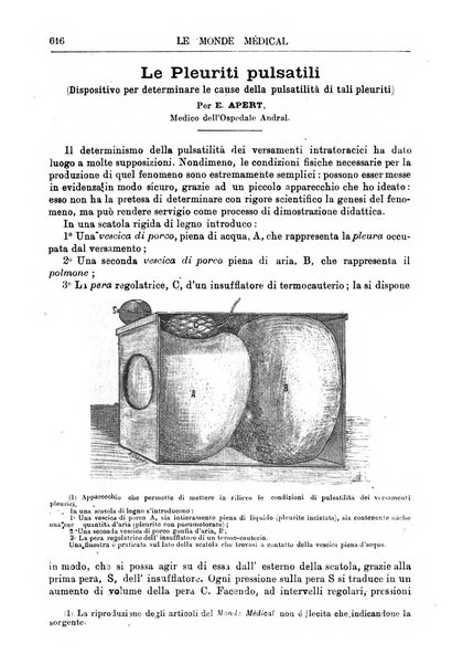 Le monde médical rivista internazionale di medicina e terapia