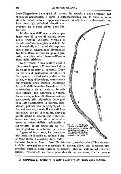 Le monde médical rivista internazionale di medicina e terapia