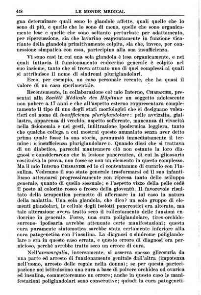 Le monde médical rivista internazionale di medicina e terapia