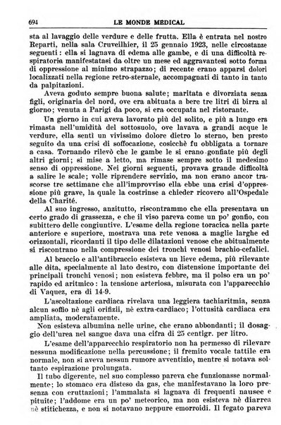 Le monde médical rivista internazionale di medicina e terapia