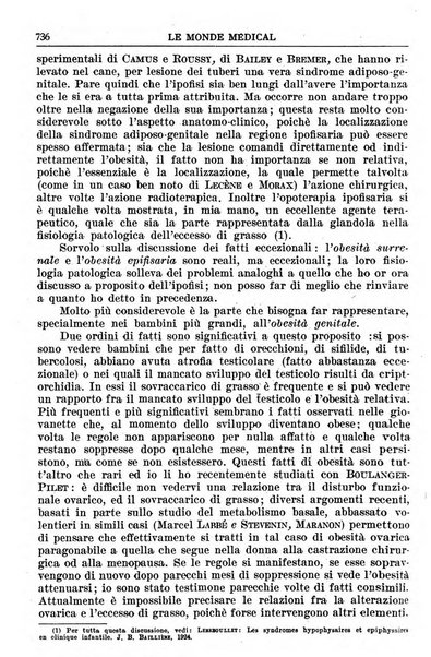 Le monde médical rivista internazionale di medicina e terapia