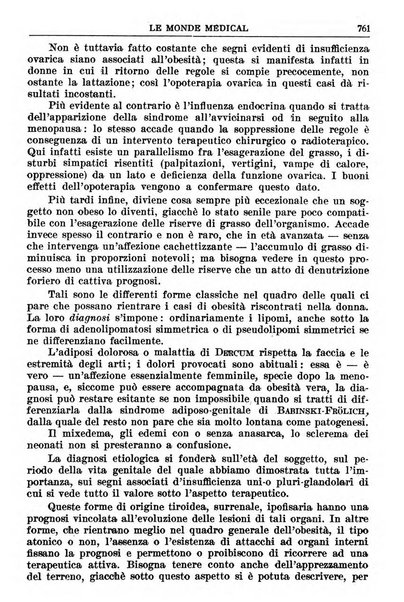 Le monde médical rivista internazionale di medicina e terapia