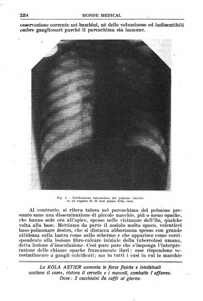 Le monde médical rivista internazionale di medicina e terapia