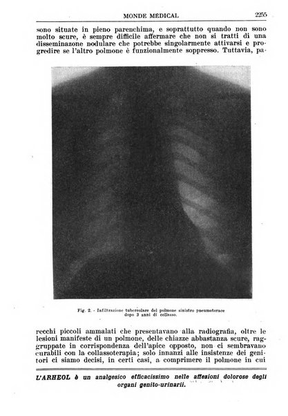 Le monde médical rivista internazionale di medicina e terapia