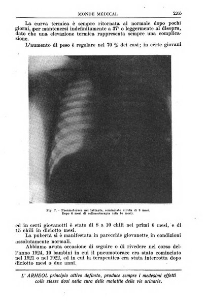 Le monde médical rivista internazionale di medicina e terapia