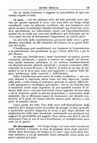 Le monde médical rivista internazionale di medicina e terapia