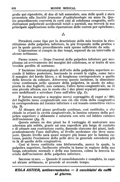 Le monde médical rivista internazionale di medicina e terapia