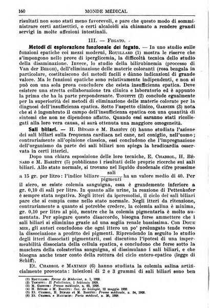 Le monde médical rivista internazionale di medicina e terapia