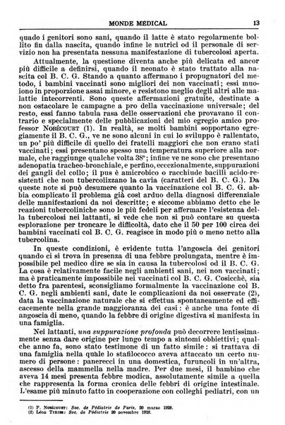 Le monde médical rivista internazionale di medicina e terapia