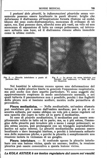 Le monde médical rivista internazionale di medicina e terapia