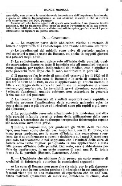 Le monde médical rivista internazionale di medicina e terapia