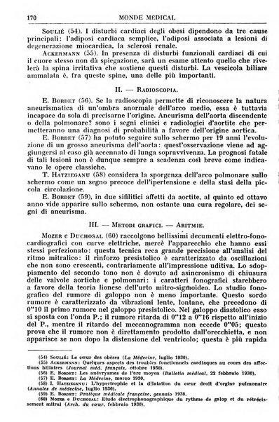 Le monde médical rivista internazionale di medicina e terapia