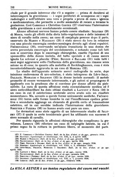 Le monde médical rivista internazionale di medicina e terapia