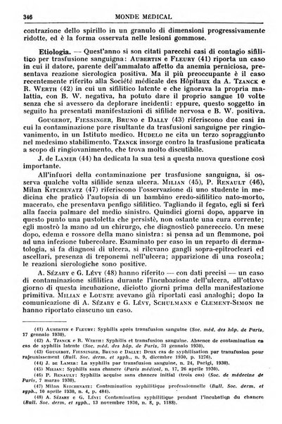 Le monde médical rivista internazionale di medicina e terapia