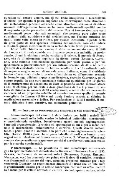 Le monde médical rivista internazionale di medicina e terapia