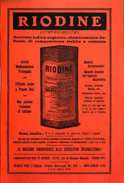 Le monde médical rivista internazionale di medicina e terapia