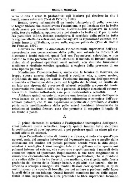 Le monde médical rivista internazionale di medicina e terapia