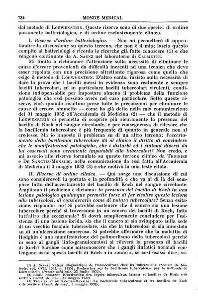 Le monde médical rivista internazionale di medicina e terapia