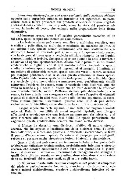 Le monde médical rivista internazionale di medicina e terapia