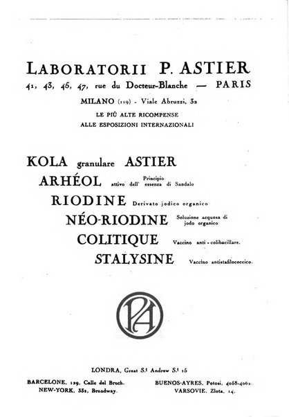 Le monde médical rivista internazionale di medicina e terapia