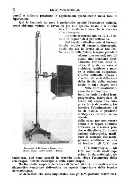 Le monde médical rivista internazionale di medicina e terapia