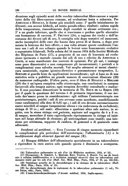 Le monde médical rivista internazionale di medicina e terapia