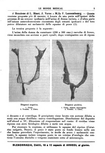 Le monde médical rivista internazionale di medicina e terapia