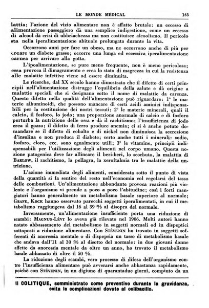 Le monde médical rivista internazionale di medicina e terapia