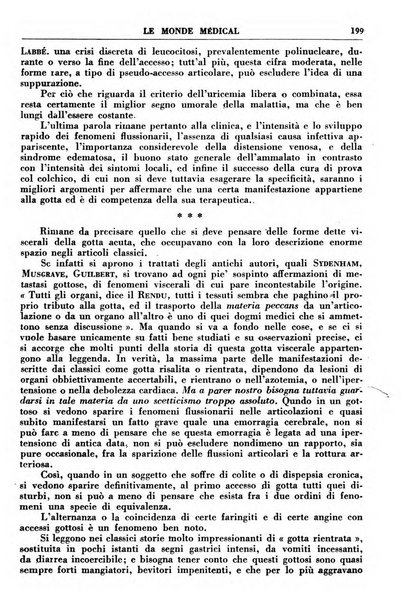 Le monde médical rivista internazionale di medicina e terapia