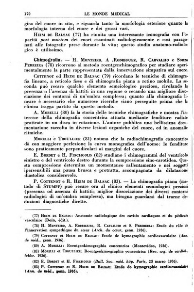 Le monde médical rivista internazionale di medicina e terapia