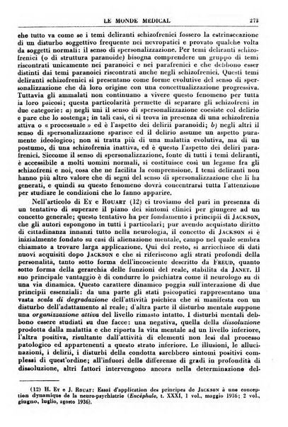 Le monde médical rivista internazionale di medicina e terapia