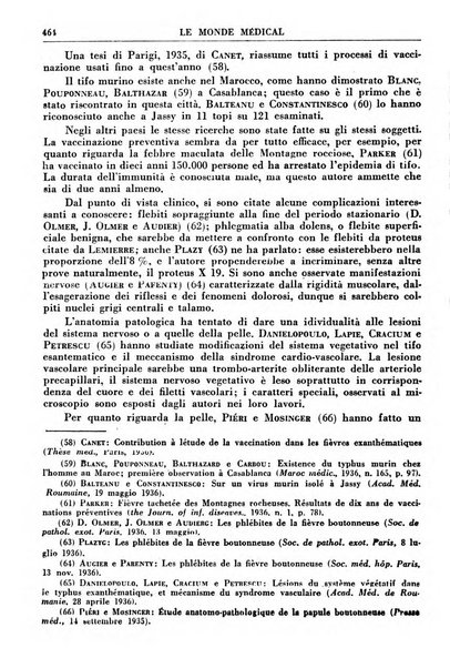 Le monde médical rivista internazionale di medicina e terapia