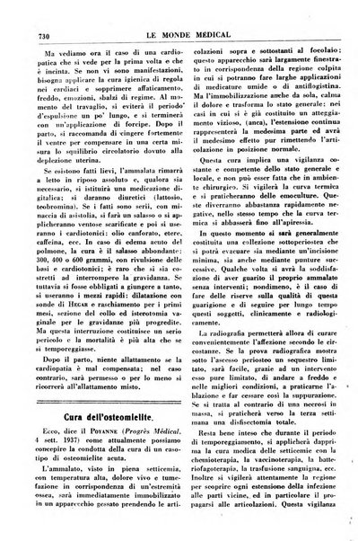 Le monde médical rivista internazionale di medicina e terapia