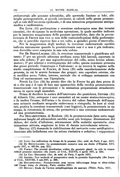 Le monde médical rivista internazionale di medicina e terapia