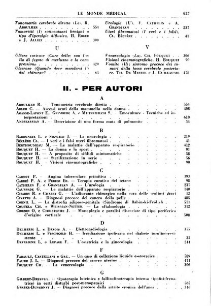 Le monde médical rivista internazionale di medicina e terapia